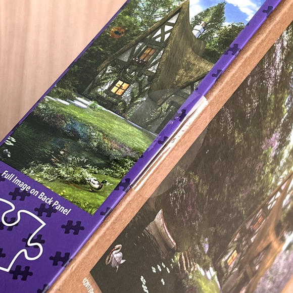 Spring Lake Cottage Dominic Davison 1000 pc Jigsaw Puzzle 20" X 27" NEW SEALED - Picture 6 of 8